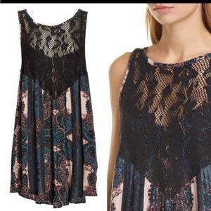 NWT Free People Count Me In Trapeze Mini Dress-XS, S